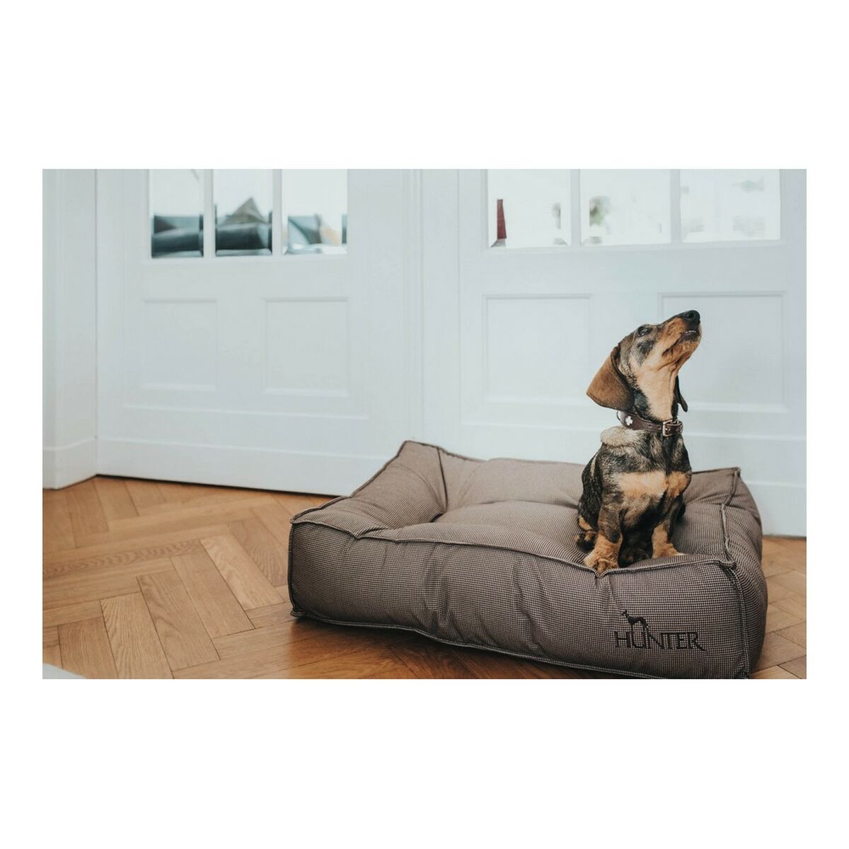 Bed for Dogs Hunter Lancaster Brūns (120 x 90 cm)